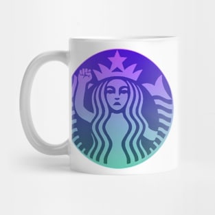 Angry siren, union strong, sbucks Mug